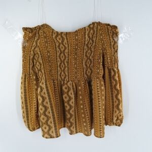 J FOR JUSTIFY 3X OFF SHOULDER PEASANT TOP